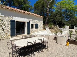 Maisons de vacances Petite maison et jardin,piscine chauffee privative : photos des chambres