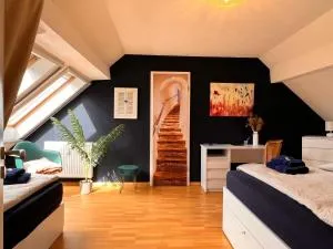 Ferienwohnung Aurora - WLAN, 2 Schlafzimmer, TV, Küche, Bad, Waschmaschine - Köndringen