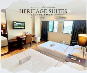 NEW HOMESTAY !! HERITAGE SUITES Near IMAGO Mall City Central , FREE HIGHSPEED WIFI & NETFLIX , KOTA KINABALU