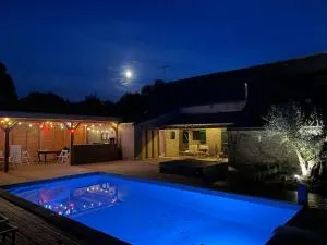 Maison avec piscine et jacuzzi en Briere - 圣利法尔