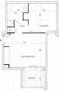 Appartements Joli T2 avec terrasse au calme : Appartement 1 Chambre