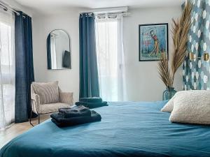 Appartement spacieux 2 chambres proche mer