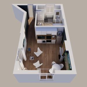 Appartement calme centre-ville Vichy 2-3 pers