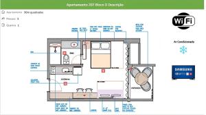 Flat em Muro Alto - Porto de Galinhas - MAKIA D207