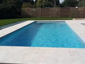 Maison de vacances avec piscine - 索恩河畔克雷什