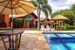 CHÁCARA TOP, com VISTA das Montanhas, PISCINA, PET FRIENDLY,, ESTACIONAMENTO ,Wi-Fi 213 Mbps - مورانجابا