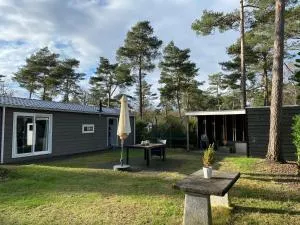Chalet de Bosrand 404, unieke rustige plek met veel privacy aan de bosrand van vakantiepark op de Veluwe - Loenen