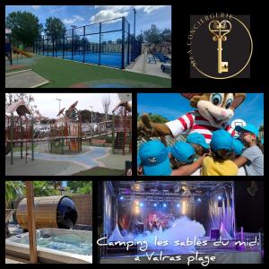 Campings Camping les sables du midi a Valras plage : photos des chambres