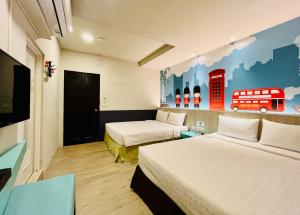 Phòng dành cho 4 Khách không có Cửa sổ (Quadruple Room without Window)