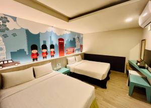 Phòng dành cho 4 Khách không có Cửa sổ (Quadruple Room without Window)
