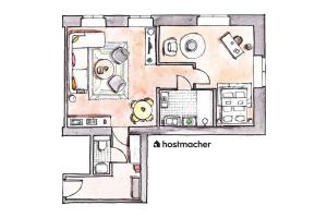 Artful 1BR Suite, City Nearby by HM