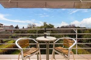 Apartment Dezela with two balconies