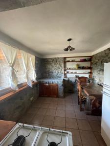 Cabaña en los soles de montaña