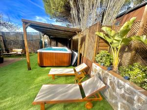 Villa Verde con Jacuzzi Privado Exterior Climatizado