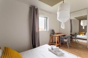 Maisons de vacances La perle de mer - Charmante maison avec jacuzzi : photos des chambres