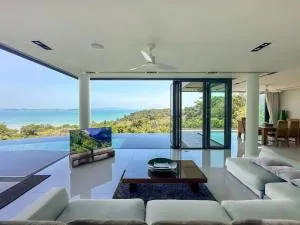 Cape Height 4-bedroom Seaview Luxury Pool Villa - Бан-Пакхлок