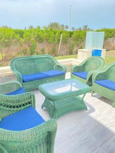 فيلا للإيجار برايفت بول مارينا 5 الساحل الشمالي فيلا 5 غرف نوم مكيف بالكمال فرش فندقي