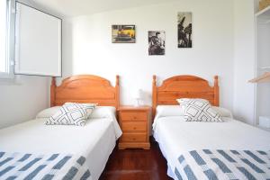 Apartamento con jardín en Playa de Corrubedo