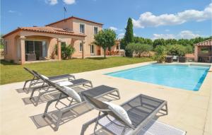 4 Bedroom Beautiful Home In Calvisson