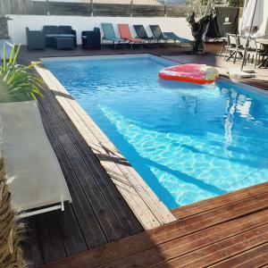 Villas ViLLA NEUVE 115m2 ,TOUT CONFORT AVEC PiSCiNE Chauffee-JARDiNET BASSiN ARCACHON : photos des chambres