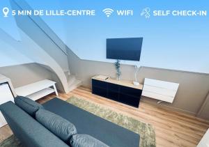 Appartements T3 moderne et neuf a 5 min Lille-Centre : Appartement 2 Chambres
