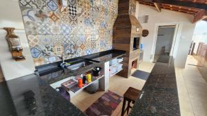 Casa com piscina e Wi Fi em Mongagua SP