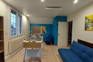 F3 avec salle de jeux, terrasse et grand jardin - Villevaudé