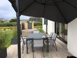 Maison cosy à 300m de la plage avec spa - 普卢埃斯卡