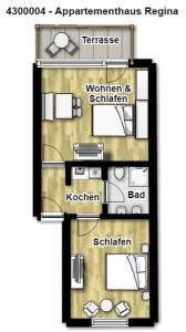 Appartement-Haus Regina Ferienwohnung 4