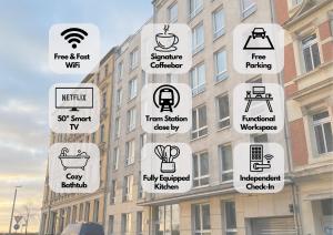 Design City Apt Lilly - Balkon - WLAN - Zentral