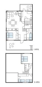 Duplex Apartment room in Ski-Inn PyhäLinna