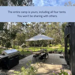 Base Glamp Bruny - Heated Tents for 8 People - Alonnah