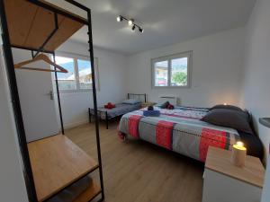 Appartements Entre lac et montagne, cote calme, spacieux 3 pieces avec grand jardin : photos des chambres