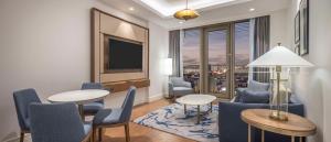Two Double Beds Deluxe Room with Terrace room in Hilton Mall Of Istanbul