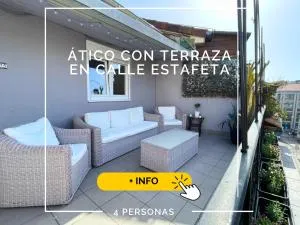 TOP APARTMENT ÁTICO con TERRAZA con vistas al ENCIERRO SAN FERMÍN - Памплона