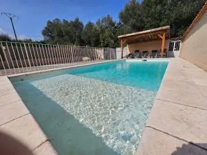 TAGLIO ROSSO-piscine privée chauffée- proche piscines naturelles du Cavu- Pinarello - Capo
