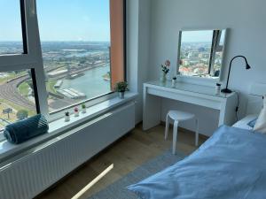 City view from 30. floor, parking price included