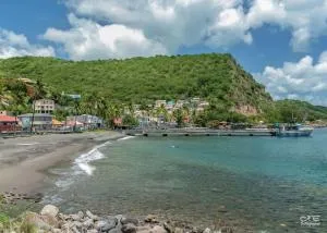 Au cœur d’un village de pêcheurs sur la caraïbe - Fond Boucher