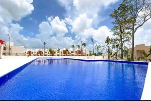 Family accommodation with pool and water park