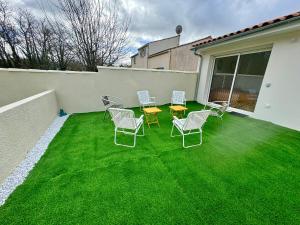 Maisons de vacances Serenite aux Nids du Petit Bois pour un sejour detente en Charente Maritime : photos des chambres