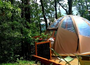 Tentes de luxe Le Mobil-Dome a Marie : photos des chambres