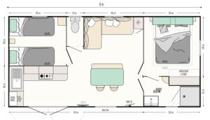 Campings Camping Domaine Villa Verde - 4 etoiles : Mobile Home
