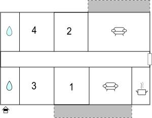 Apartment mit 4 Schlafzimmern