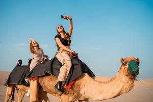 Desert Safari Overnight Experience "Modern room with AC & Entertainment"