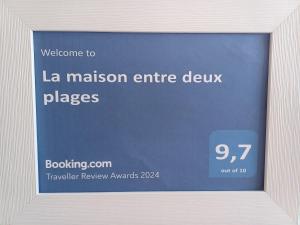 La maison entre deux plages,vue sur mer classée 4 étoiles