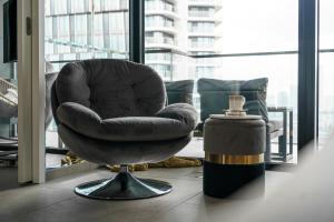 Skyline Blick Frankfurt - Nahe Messe