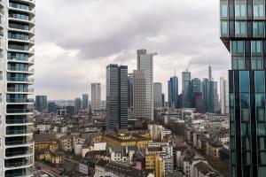 Skyline Blick Frankfurt - Nahe Messe