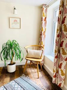 The Yellow cottage on the hill.