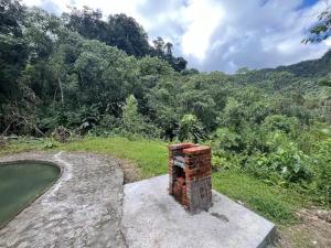 Casa de campo en el bosque de Mindo, junto al río