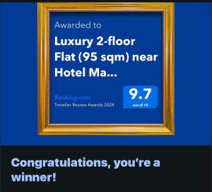 Luxury 2-floor Flat minutes walk to Croisette and City Center